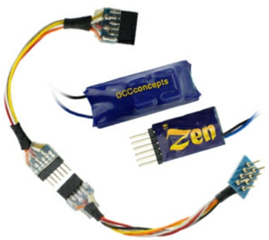 DCC Concepts DCD-ZN6D Zen 6 Pin Direct 2 Function DCC Decoder With Stay Alive 